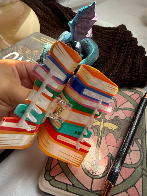 Bookish Claw Clip