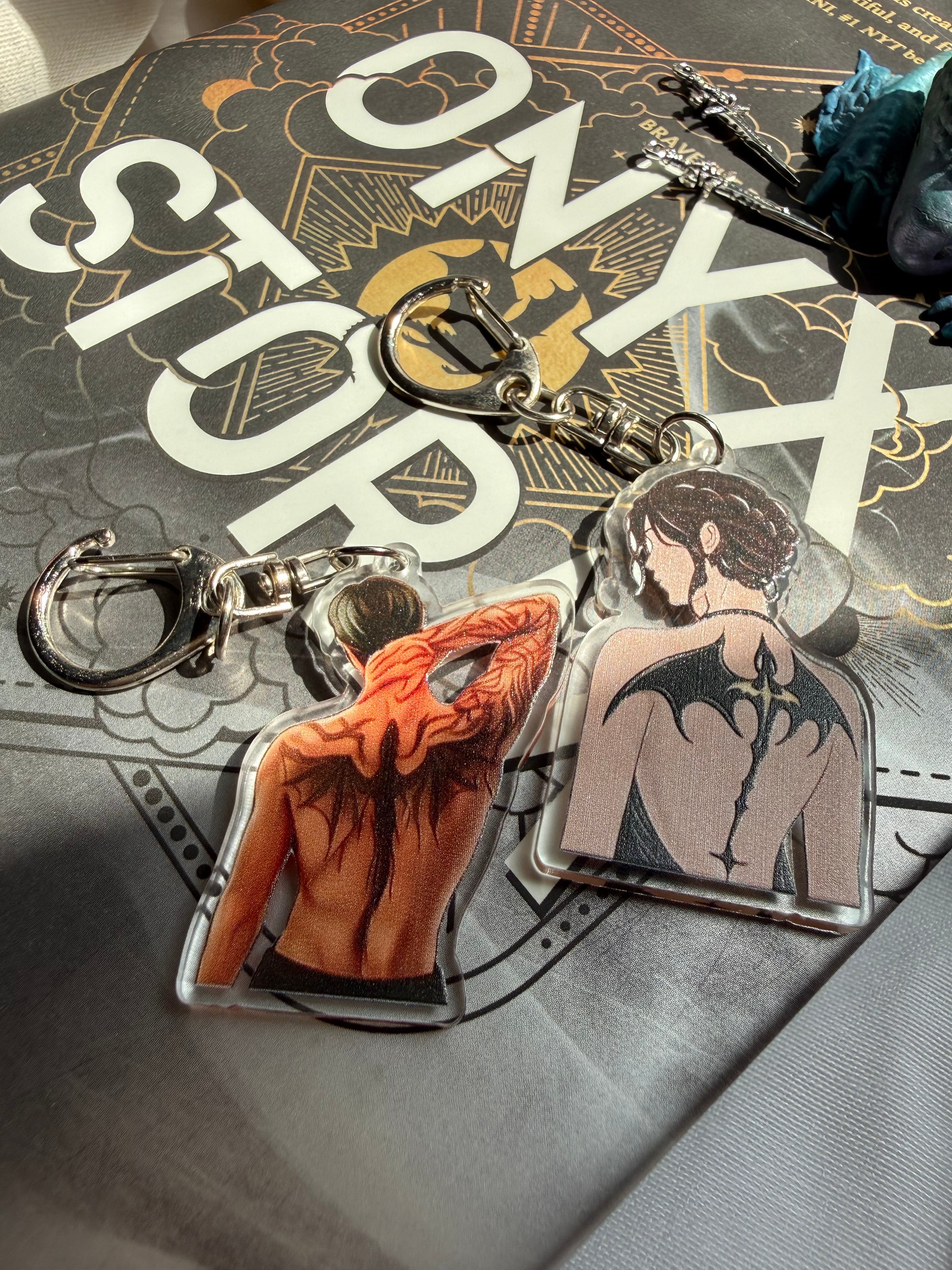 Fourth Wing Inspired Keychain