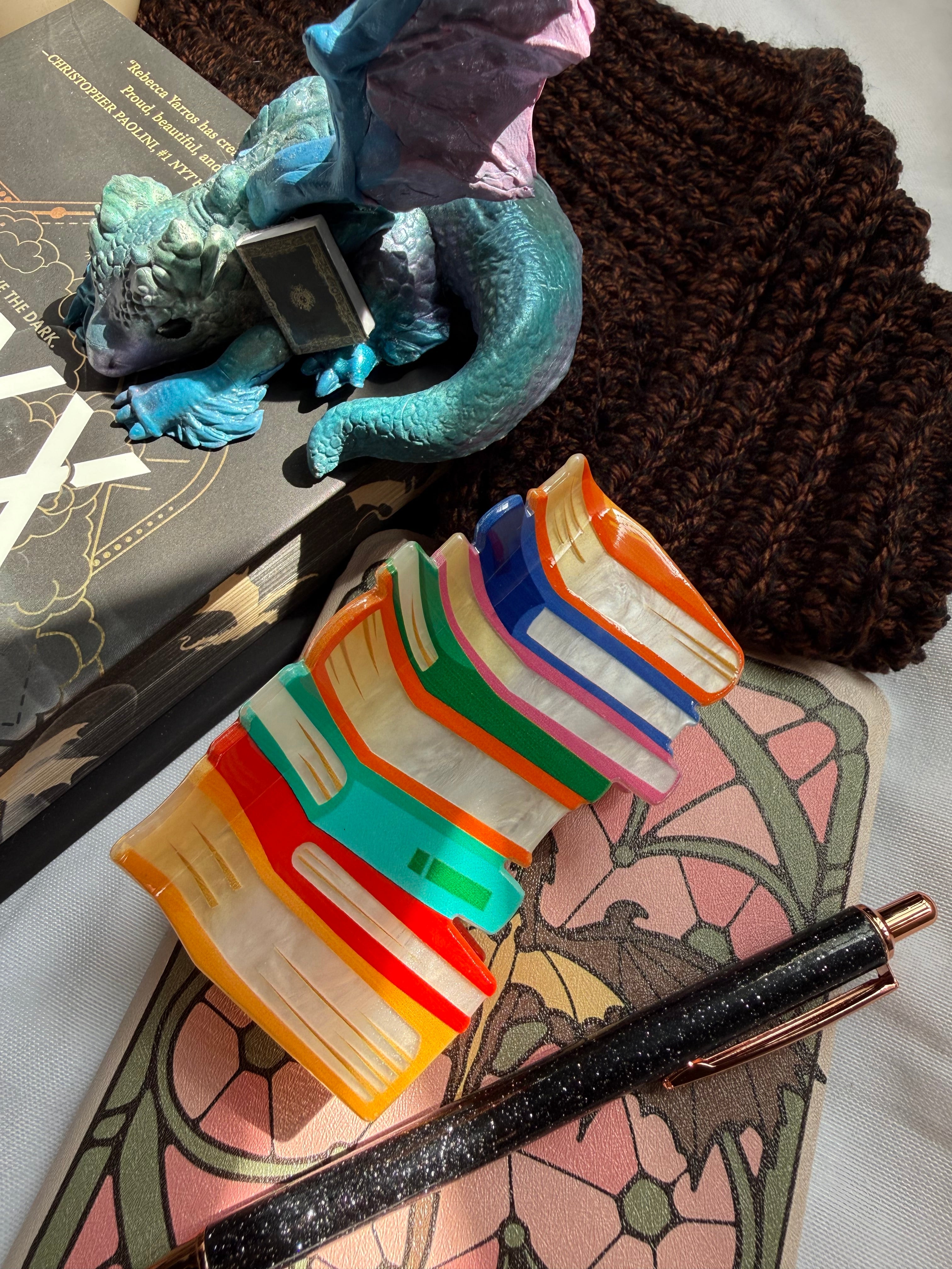Bookish Claw Clip