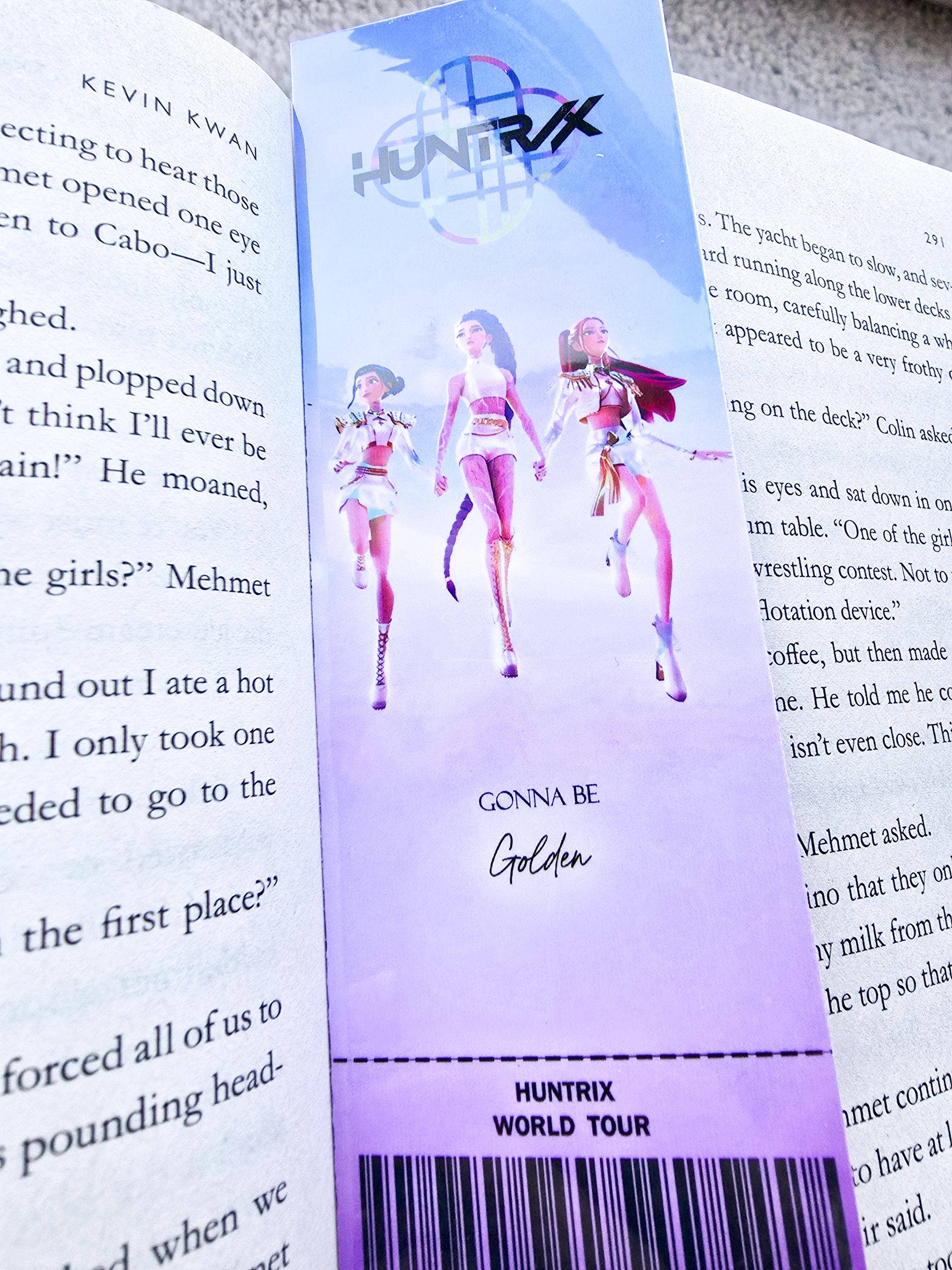 Hunters World Tour Ticket Bookmark
