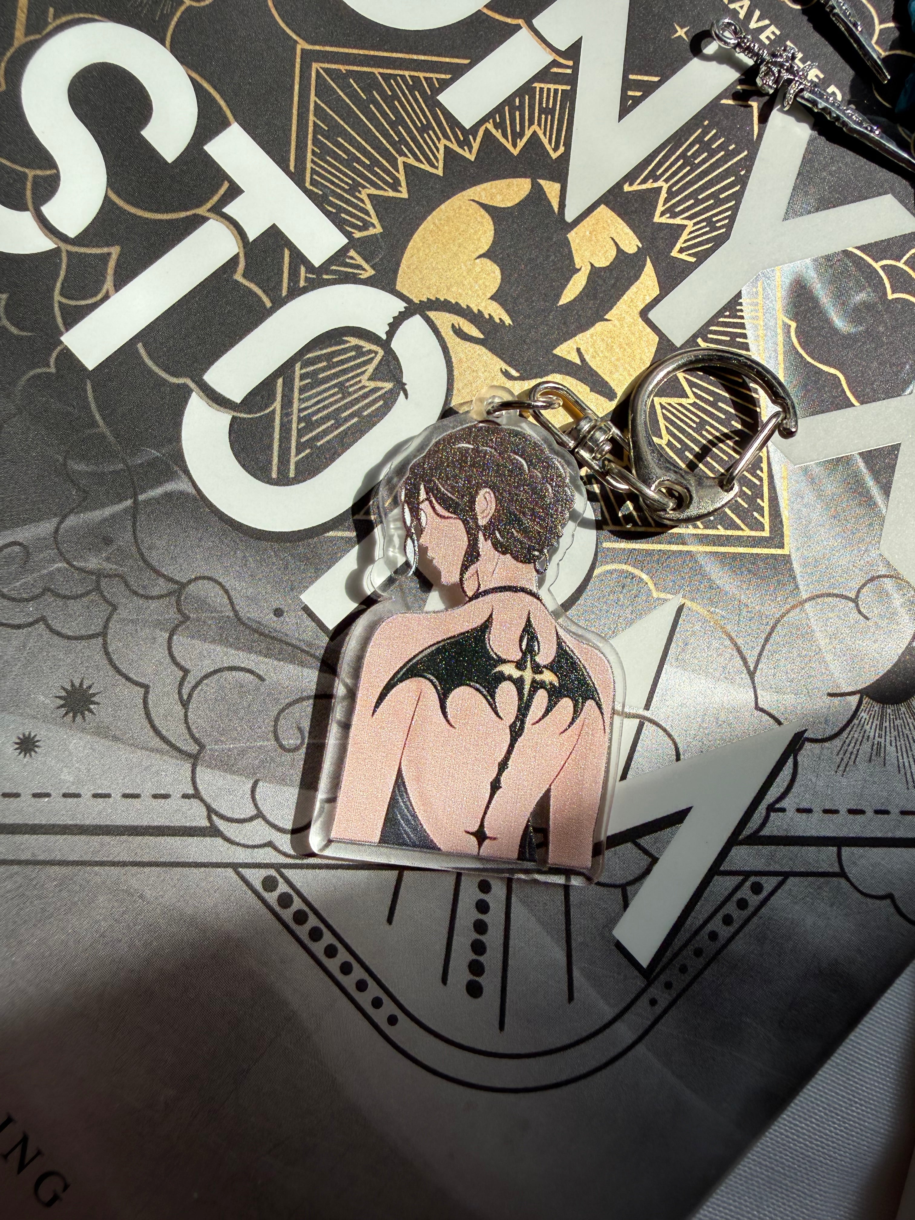Fourth Wing Inspired Keychain