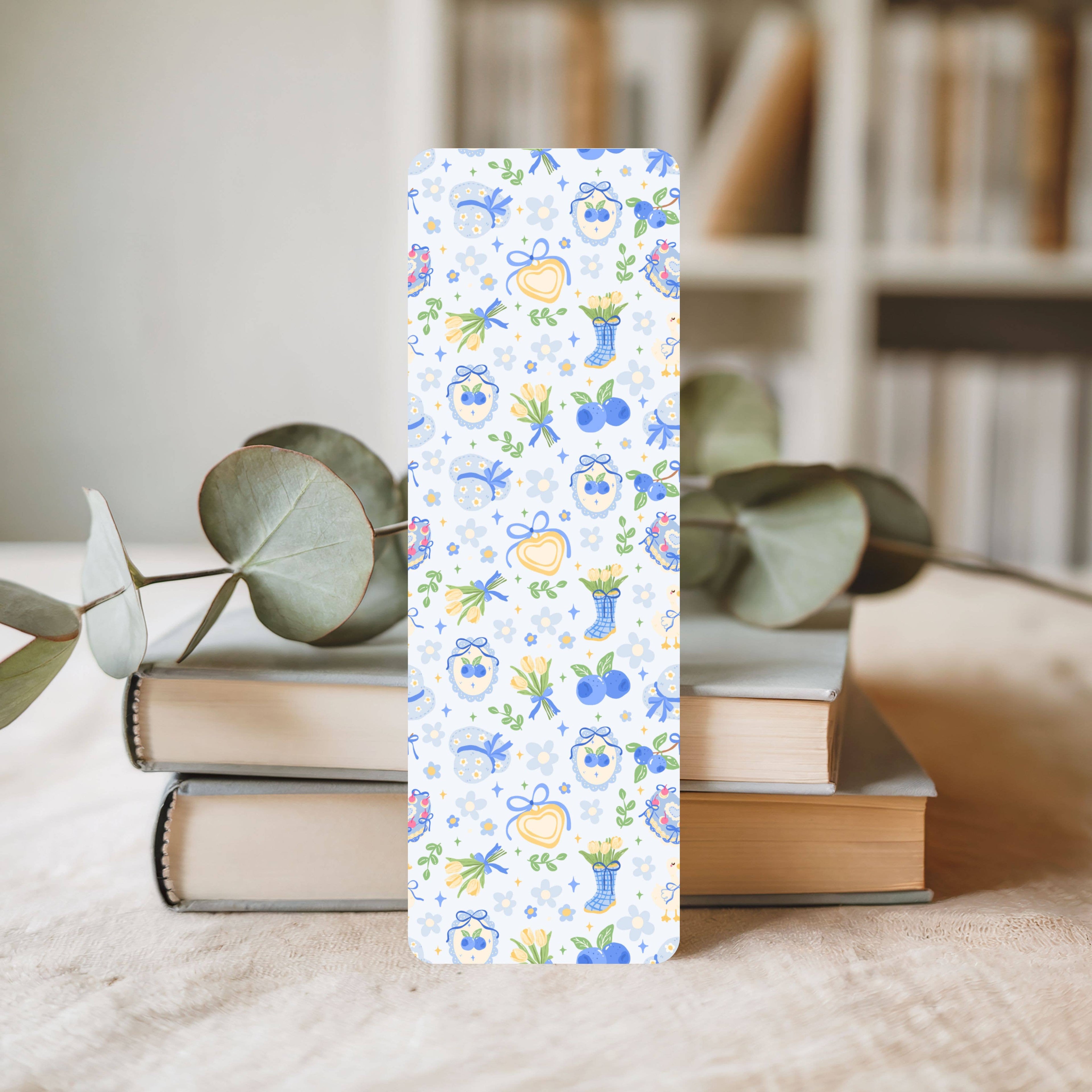 Blueberry Spring Bookmark